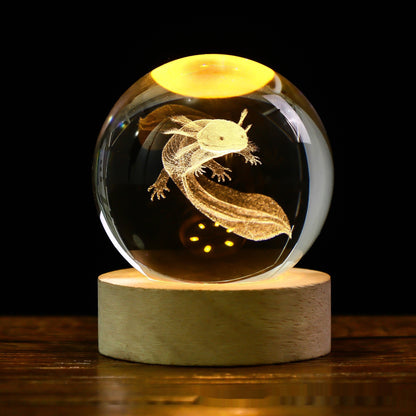 Bring the universe into your home with the Luminous Starry Sky and Moon Crystal Ball Night Lamp!