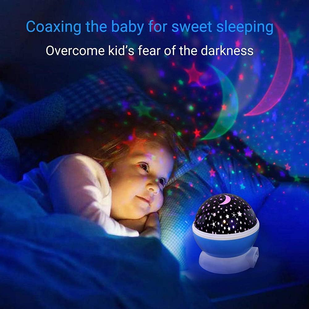 Kids Gifts Night Lighting Lamp Light up Your Bedroom with This Moon, Star,Sky Romantic - Best Gift for Men Women Teens Kids Children Sleeping Aid.